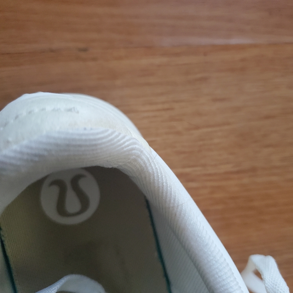 lululemon athletica Cityverse Womans White Court-Style Sneakers, Size 5.5 - Picture 6 of 8